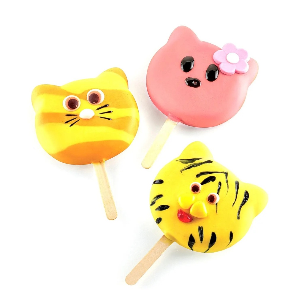 Gel08 Cat - Set 2 Silicone Mould 88,5X82 H 22 Mm